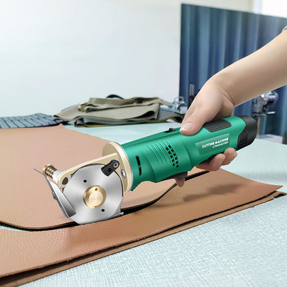 MXBAOHENG Electric Rotary Cutter Cordless Electronic Scissors Rechargeable Cardboard Cutter with Safety Lock, for Cutting Fabric/Paper/Carpet/Leather (2 Batteries)