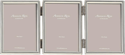 Addison Ross Essentials Photo Frame, Silver Plate Treble, 2 x 3 Inches