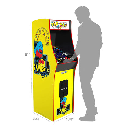 Arcade1Up PAC-Man Deluxe Arcade Machine for Home - 5 Feet Tall - 14 Classic Games