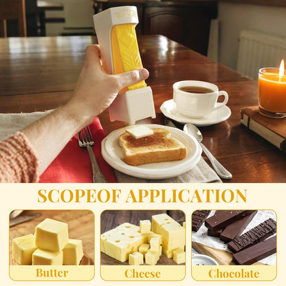 Bntyok Butter Cutter - Butter Slicer & Butter Dispenser, One Click Kitchen Tool with Stainless Steel Blade, Easy to Clean Butter Cutter for Bread, Cakes & Cookies