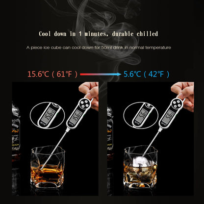Reusable Metal Ice Cubes for Drinks - Stainless Steel Ice Round Balls, for birthday gifts for men, boyfriend and housewarming gifts