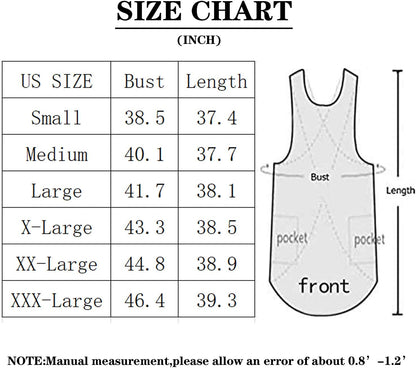 Women's Cross Back Pinafore Apron with Pockets, Cotton Linen Dress, Plus Size