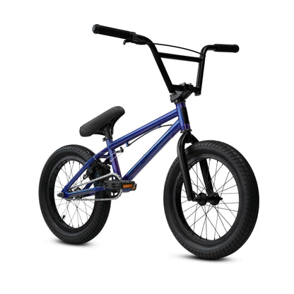 Elite BMX Freestyle Bike, Durable Steel Frame, Available in 16", 18", and 20" Sizes. New Sizes 26" and 29" BMX Bicycles. (PW - Blue, 16")
