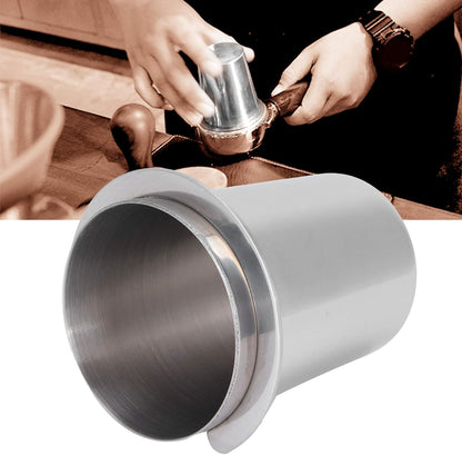 Coffee Dosing Cup, 51mm Stainless Steel Mug for Coffee Machine Handle, Coffee Powder Feeder for Milk Tea Shops, Homes,