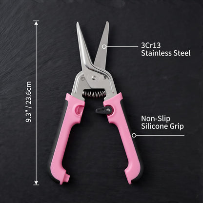 Magnetic Kitchen Shears Heavy Duty - Professional Poultry Scissors with Magnetic Sheath, Never Lose Your Scissors Again. Ultra Sharp Multipurpose Utility Shears for Chicken, Meat, Herbs, BBQ