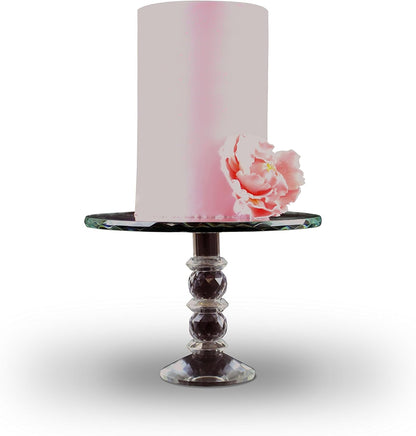 PME Cake Decorating 8" Tall Plain Edge Plastic Side Scraper - 8 x 3.7 Inches, White
