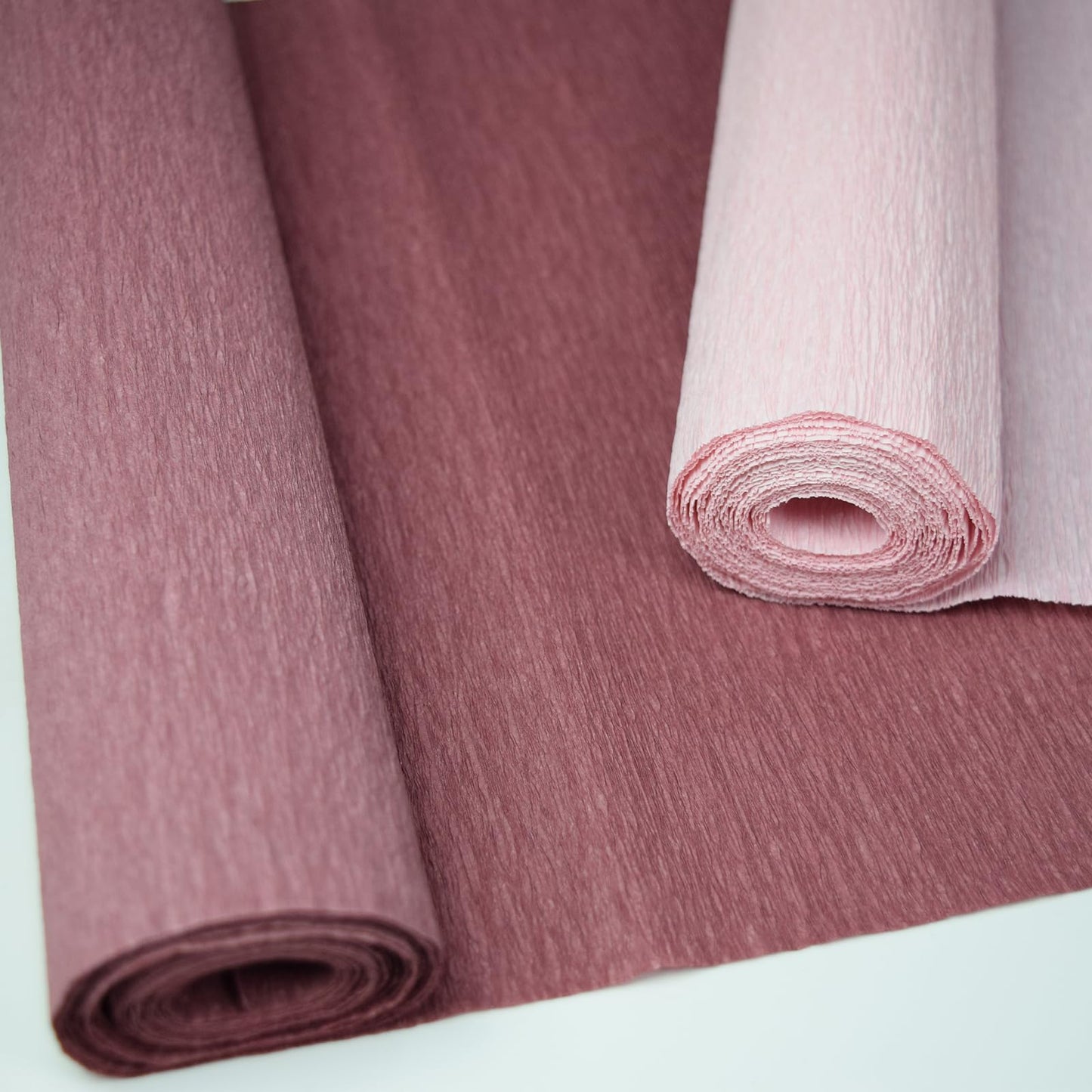 57 Pcs Brown Crepe Paper Flower DIY Kits 6 Rolls Crepe Paper Sheets 50 Pcs Floral Iron Wires 10 Inch x 8 Feet Crepe Paper Sheets for Birthday Party Wedding