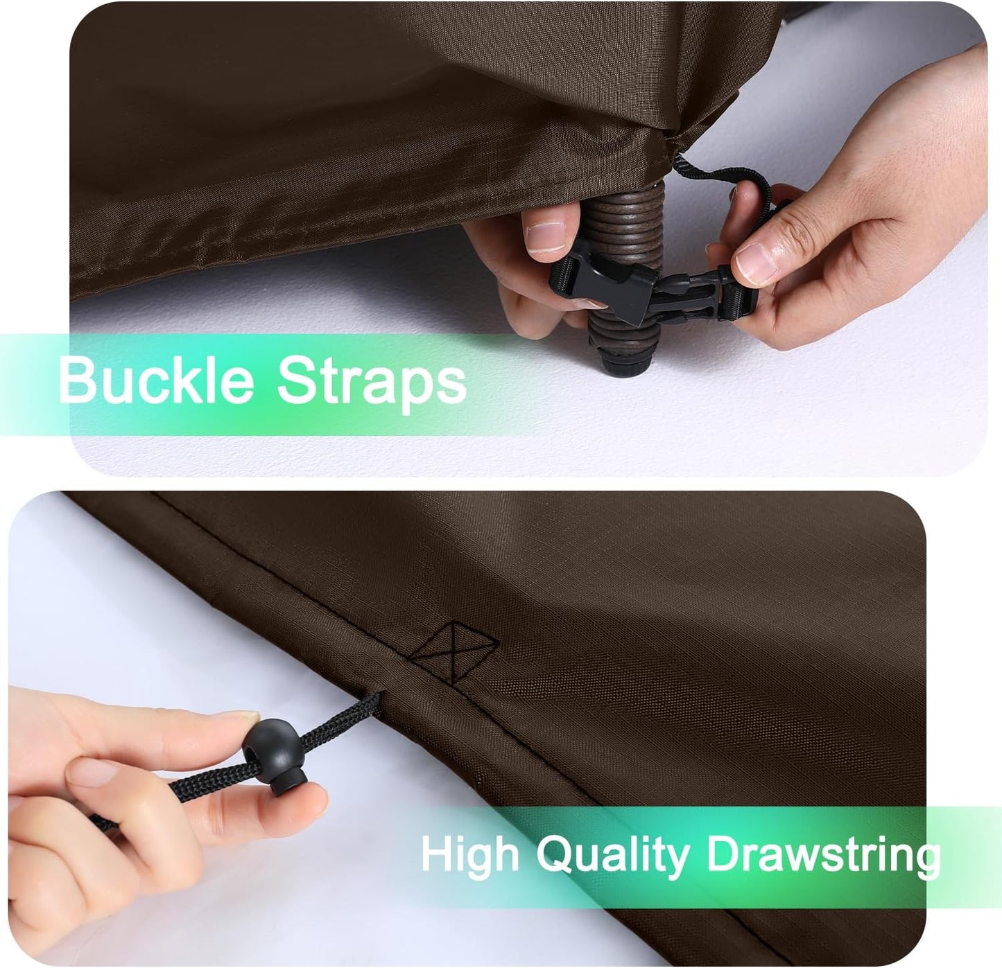 54x28x24 ABCCANOPY Patio Deck Box Cover Waterproof And Dustproof Winter Protection Outdoor Storage Box Cover Universal