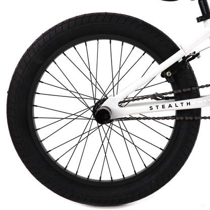Elite BMX Freestyle Bike, Durable Steel Frame, Available in 16", 18", and 20" Sizes. New Sizes 26" and 29" BMX Bicycles. (White, 20")