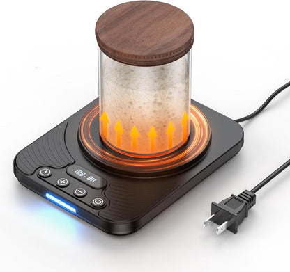 1F (70110F), 24H Sourdough Starter Warmer Precise Thermostat Warming Mat with Timer & Auto On/Off Memory, Ideal