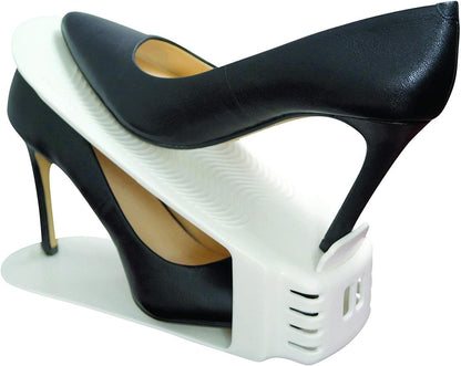 Shoe Slotz 6-Pack Ivory - Space-Saving Shoe Storage Solution