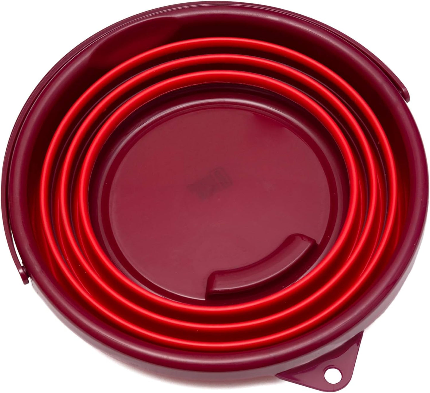 Cambridge Robert Irvine 10-Quart Collapsible Ice Bucket, 1 Count, Red