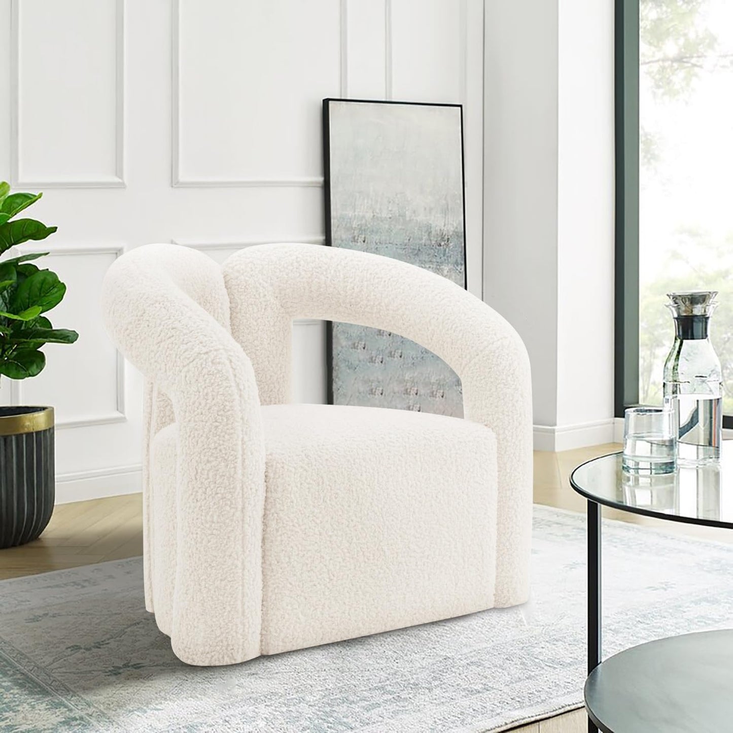 Lounge Chair in White