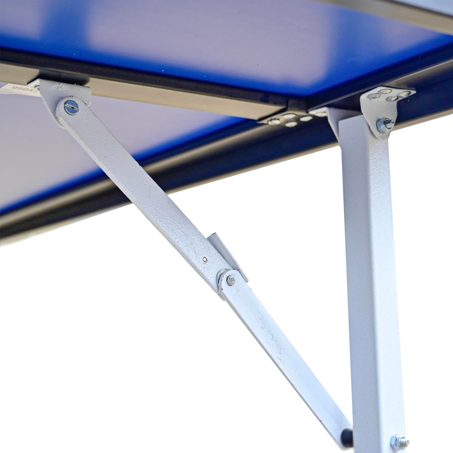 Butterfly Compact Outdoor Ping Pong Table - Thick Outdoor Table Tennis Table - All-Weather Removable Ping Pong Net Included - Ships Assembled - Folds and Rolls for Easy Transport