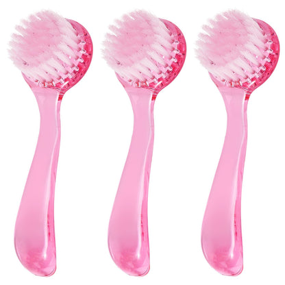 3 Pcs Facial Cleansing Brush, Useekoo Manual Face Brushes for Cleansing and Exfoliating, Face Scrubber to Massage, Deep Pore Exfoliation, Makeup Remove and Skin Care with Soft Bristles