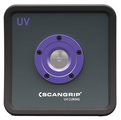 Lumintrail Scangrip Nova-UV S UV Curing Rechargeable LED Flood Light | UV Paint Detailing Light for Curing Large Sized Paint Repair Areas | Solvent Resistant Glass Lens | with a USB Wall Plug