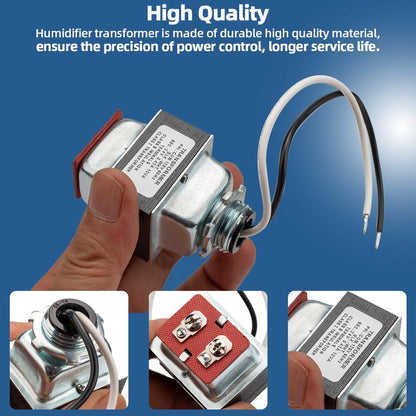 4010 Humidifier Transformer Compatible with Aprilaire 400 550 550A 558 560 560A 568 600 Humidifiers, 110V to 24V Transformer 10VA for Humidifier Controller Replacement Parts GP-LT240V420T