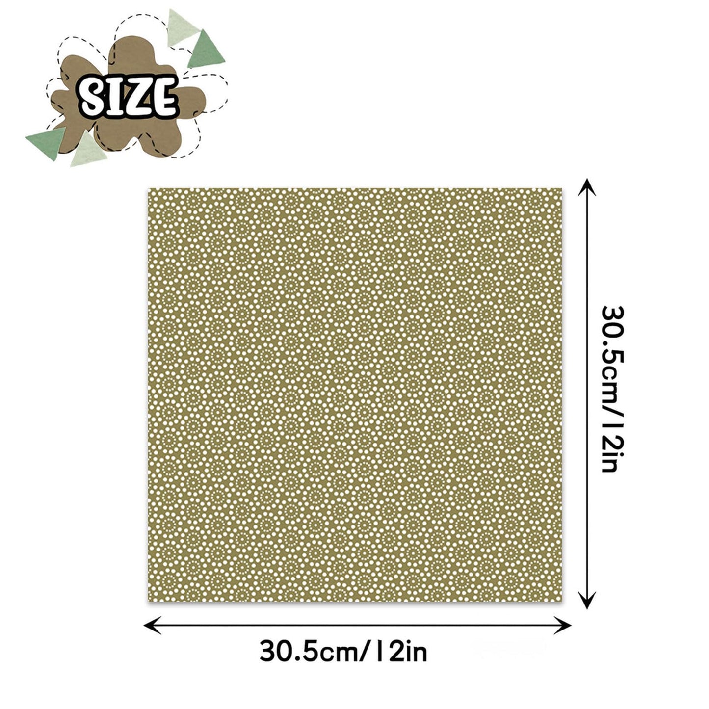 MIATTCLD 12x12 Scrapbook Paper Double Sided Patterned Paper for Scrapbooking, 24 Sheets/24 Designs Wedding Background Papers Boho Decorative Craft Papers for Card Making Journaling Decor (Brown)
