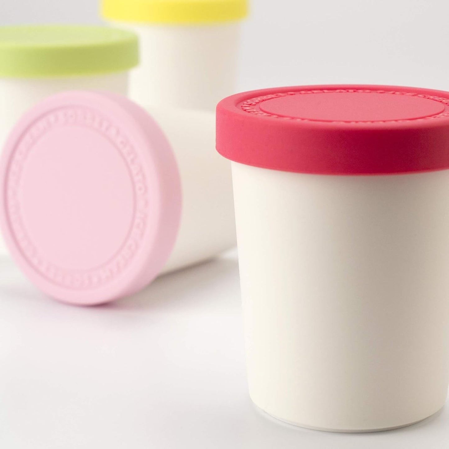 Tovolo Stackable Sweet Treat Ice Cream Tub with Tight-Fitting Silicone Lid, Freezer Storage Container for Sorbet &