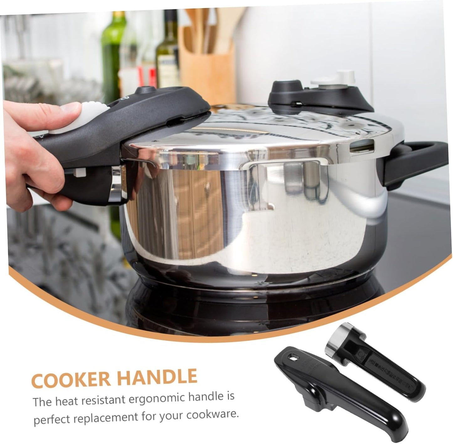 1 Set Pressure Cooker Handle, Universal Replacement Handle for Pressure Pot