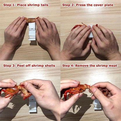 2024 (2Pcs) Crawfish Peeler, New Crawfish Shucker, Shrimp Peeler Crawfish Sheller Manual for Families and Restaurants