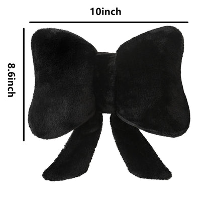 Bow Pillow Throw Pillows Butterfly Shaped Decorative Cute Pillows for Bed Sofa Cute Home Decor,Pink 10 * 8inch