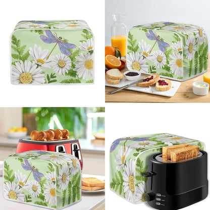 Daisy Dragonfly 2 Slice Toaster Covers - Kitchen Appliance Covers for Blender & Coffee Maker to Keep Clean & Safe