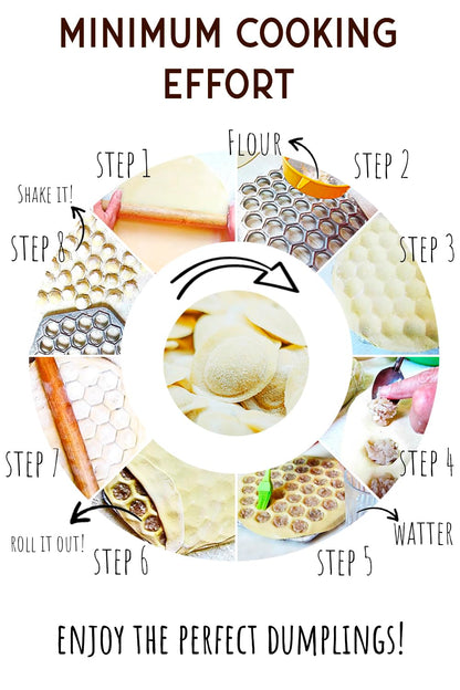 Russian Ravioli Maker Dumplings Mold Pelmeni Metal Mold Siberian Pelmeni Meat Dumpling Maker Machine Ravioli Cutter 1302439