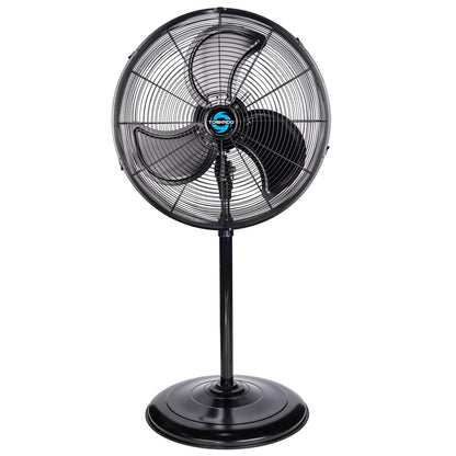 Tornado - 20 Inch High Velocity Metal Oscillating Pedestal Fan 5250 CFM - Commercial, Industrial Use Water-Resistant