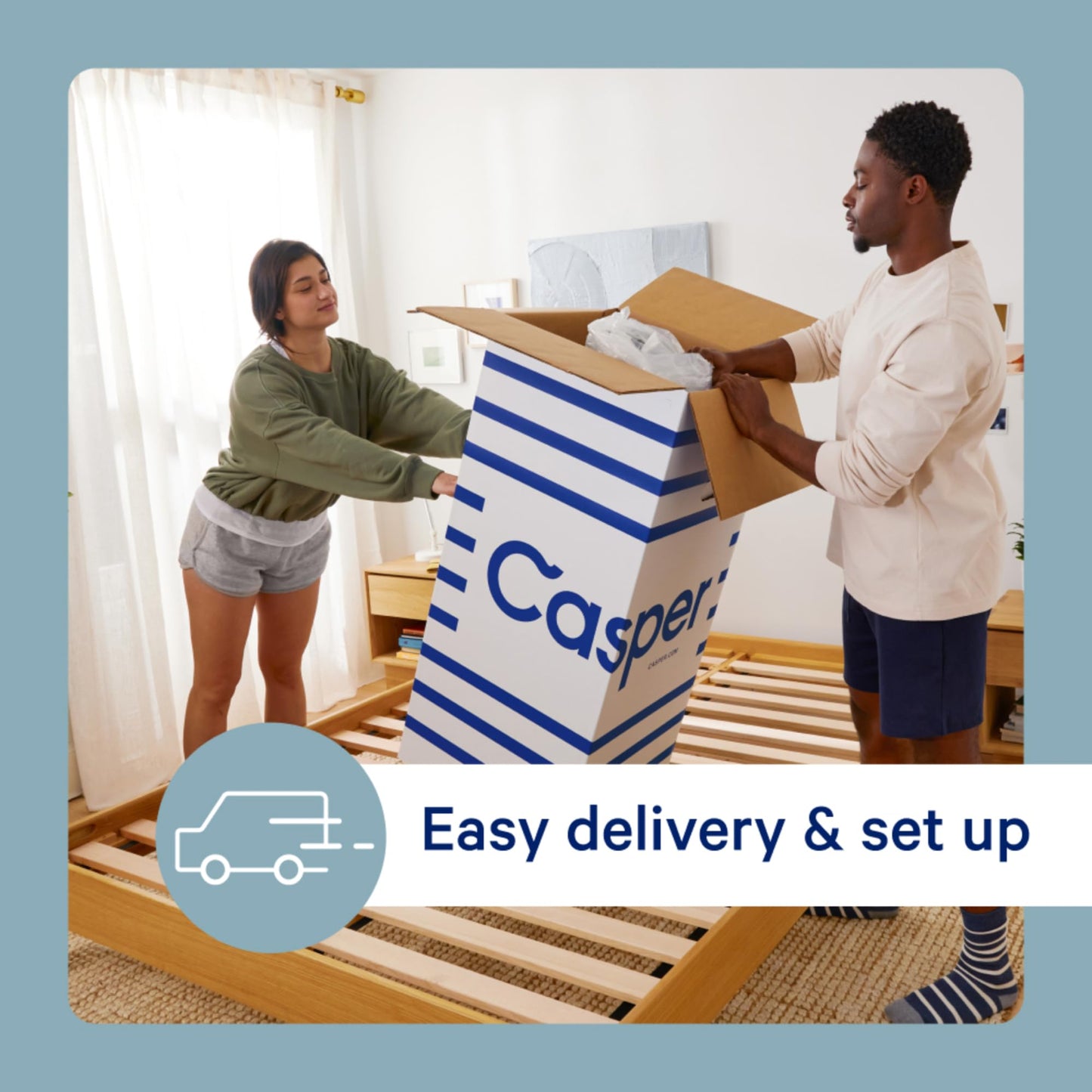 Casper Sleep Element Queen Mattress - Medium Feel - Motion Isolation - Breathable, Cooling Memory Foam - 100-Night Trial - CertiPUR-US