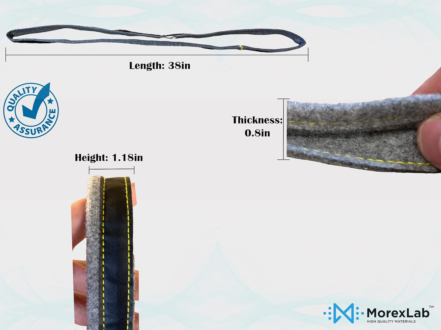 Dry Drum Felt Gasket Kit Part DC97-07618A, Compatible with Samsung Dryers