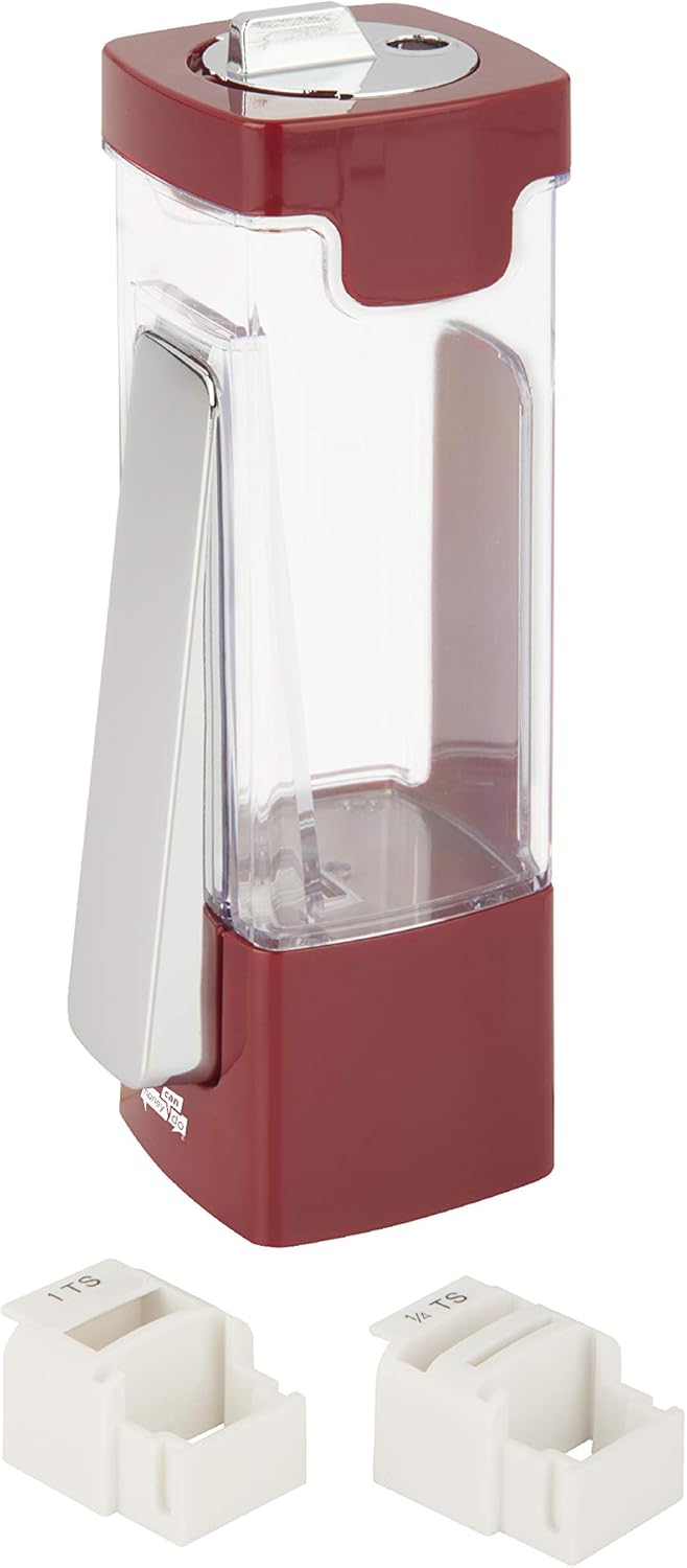 Honey-Can-Do Zevro Pro Sugar 'N More Dispenser, Red