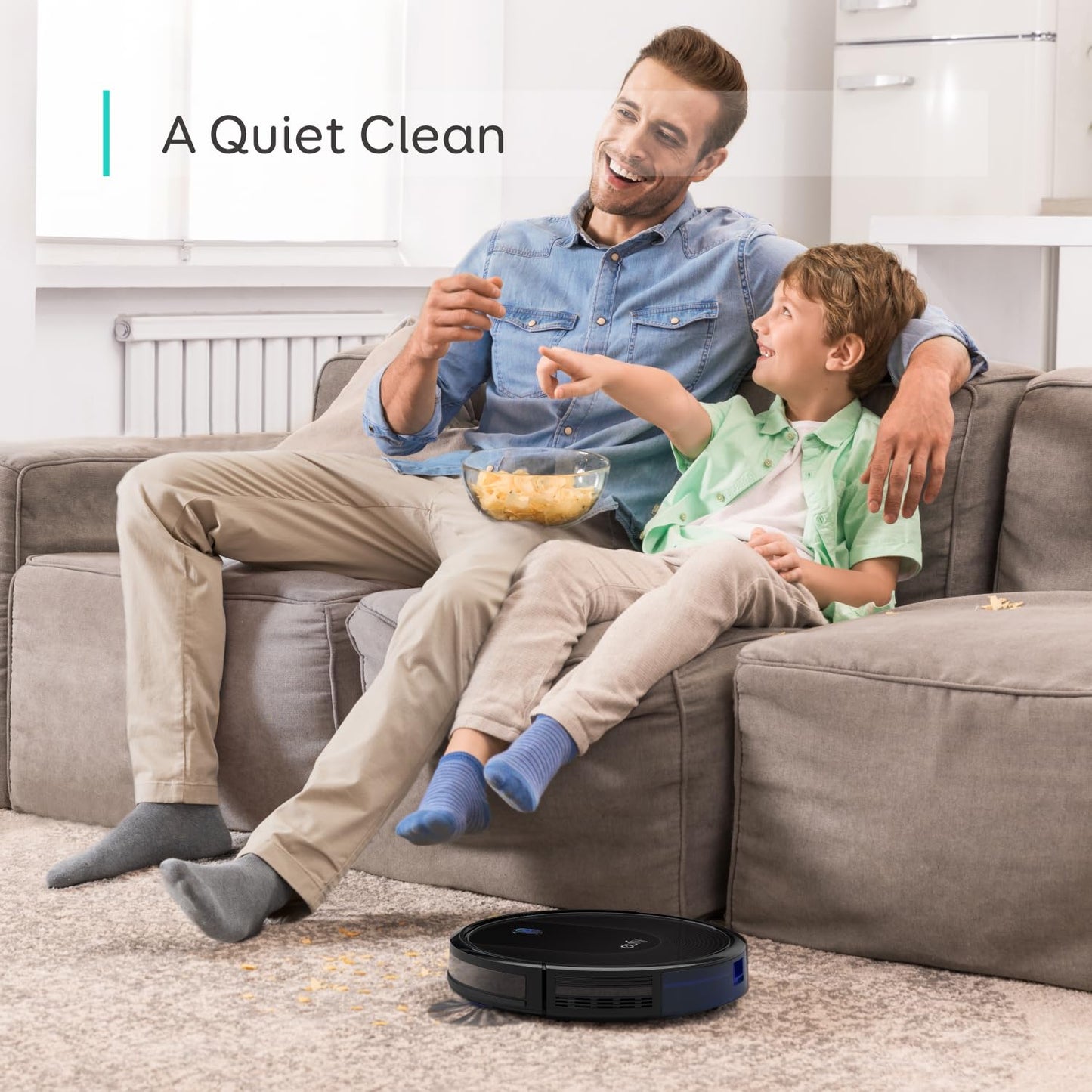 eufy Robot Vacuum Omni S1 Pro, HydroJet System with Roller Mop, Robot Vacuum and Mop Combo, Eco-Clean Ozone, Incrediable Suction, Obstacle Avoidance, Auto Mop Washing & Drying, Self-Emptying