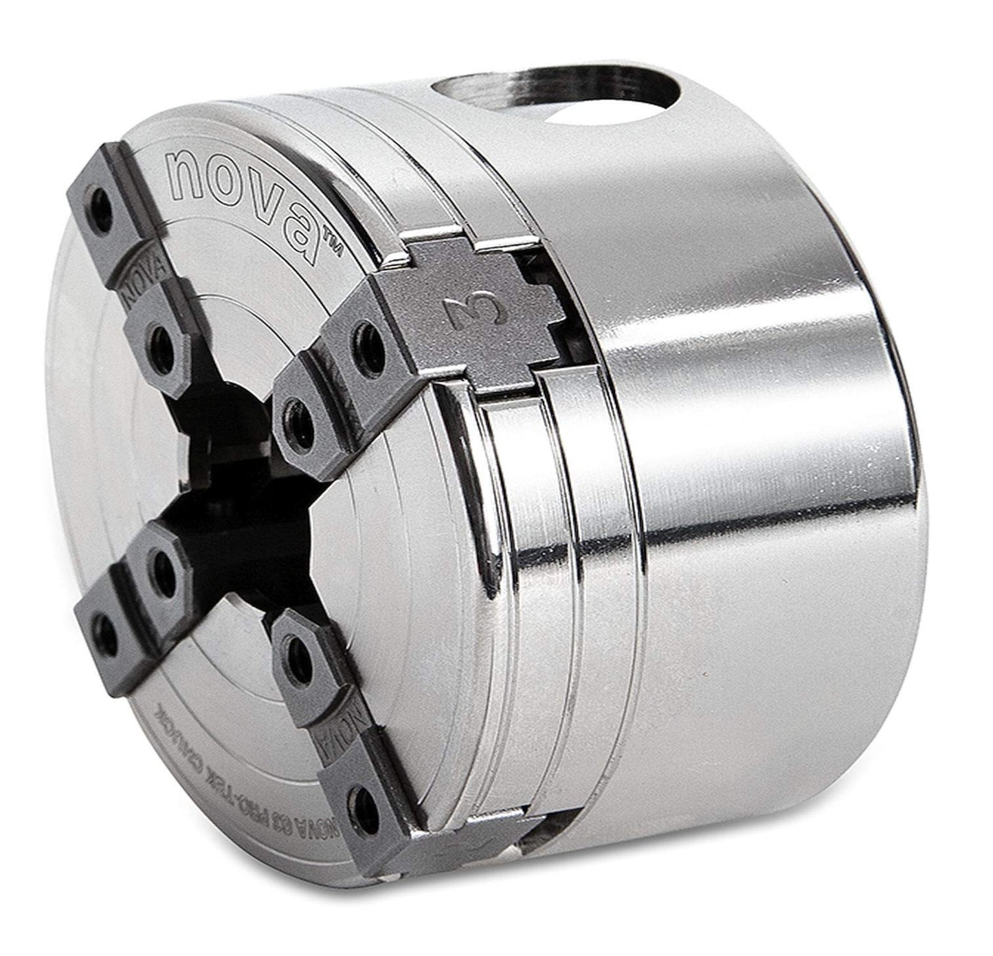 Nova Pro-Tek 48296 G3 Wood Lathe Chuck Kit with 3 jaw sets (2" Standard, 4" Bowl Jaws, and 1" Pin Jaws) insert version, with adapter insert (with ILNS 1-1/4" x 8tpi Insert)