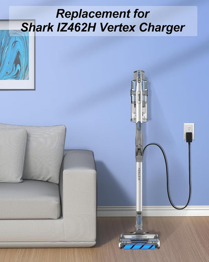 Charger Compatible with Shark DK33-288080H-U for Shark IZ462H, IZ482H, IZ483H, IZ662H, IZ682H, 1Z440H, 1Z441HBRN Vertex
