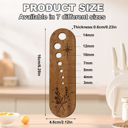 2Pcs Wooden Vegetable Leaf Separator, Pottery Herb Stripper Tool Supplies, Fun Kitchen Gadgets, Exquisite Herb Stripper Bowl Gifts for the Kitchen Suitable for Home Use & Chefs