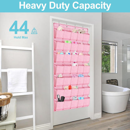 35 Closet, homyfort Pockets Over the Door Shoe Organizer, Hanging Door Shoe Rack for Large Shoe Storage Holder