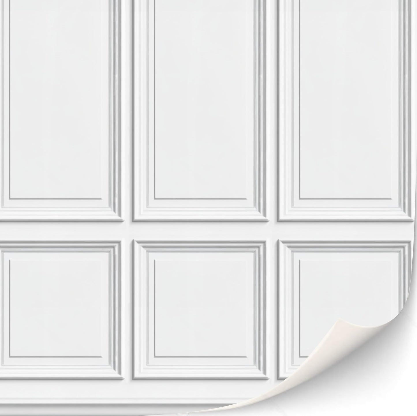3 Sheets Self-Adhesive Wall Cladding for Dollhouse 1:12 Scale (Wood Paneled Wall (Renaissance))