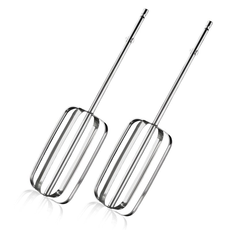 3MIRRORS Hand Mixer Beaters for Hamilton Beach Hand Mixers 62682RZ, 62692, 62695V, 64699, Stainless Steel stand mixer whisk Replacement Attachments 2-Pack