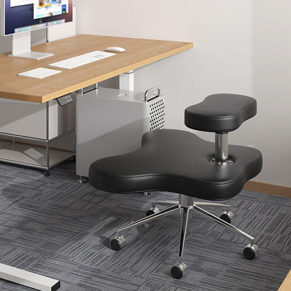 Office Chair Cross Legged Chair，Meditation Chair, Ergonomic Kneeling Chair, Cross-Legged Chair, Height-Adjustable Posture Corrective Chairr for Office and Home, Relieving Back and Neck Pain