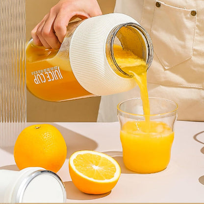 Yosoo Portable Rechargeable Cordless Juicer Blender, 1.2L Mini Juicer Cup with Stainless Steel Blades for Travel