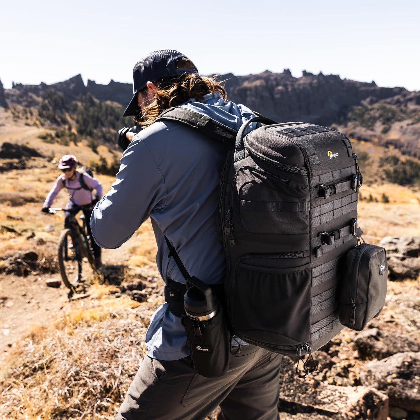 Lowepro ProTactic BP 350 AW III Camera Backpack, 4-point Access, Professional Camera Bag, DSLR/Drones/Mirrorless, Up to 14" Laptop, Rain Cover, for Photographer,Videographer, Volume 17L