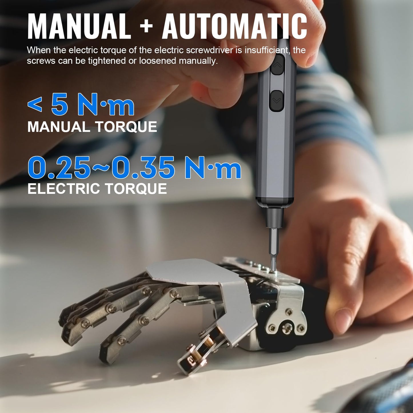 Mini Electric Screwdriver 3.7V, Cordless Screwdriver Set, Precision Electric Screwdrivers 72-in-1 Magnetic Bits, Rechargeable Portable Repair Tool Kit for Electronics Laptops Glasses Clocks