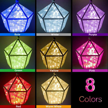 SunKite 8 Colors LED Fairy String Lights, Battery Operated 16 Pack, 20 LED 6.6 Ft Silver Copper Wire