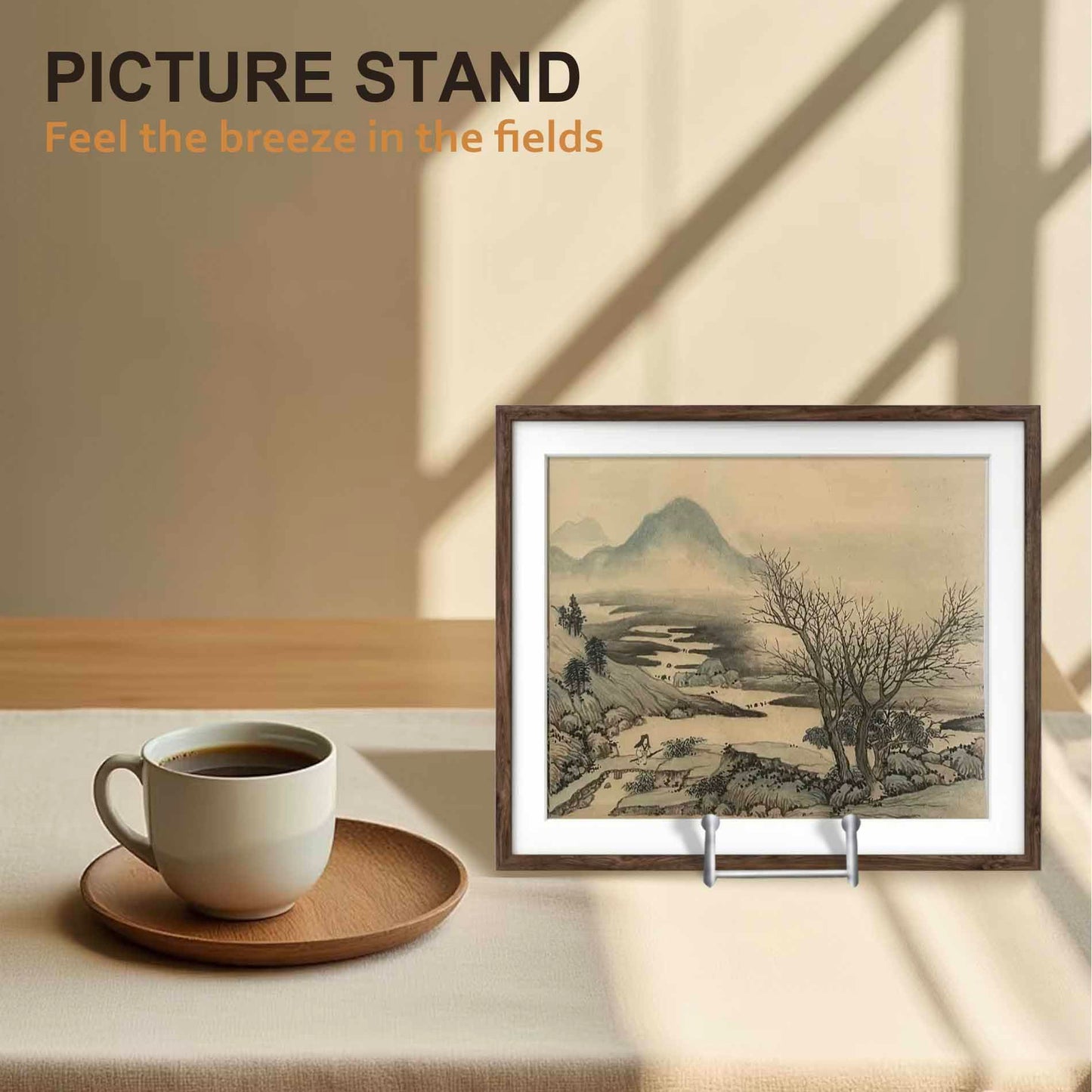 Hoewina Plate Stands for Display, Plate Holder Display Stands, Metal Frame holder stand for Book, Picture, Decorative Plate, Photo and Platter, Tabletop Art (8IN 5PCS-Silver)
