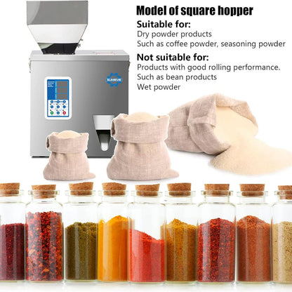 Sumeve Powder Filling Machine, Powder Dispenser For Dry Powder, Flour, Coffee Powder, Glitter 110v60hz 1-100G