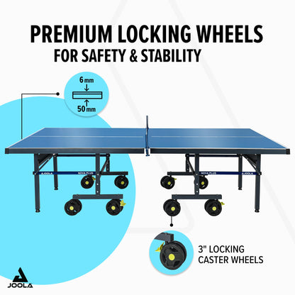JOOLA NOVA Ping Pong Table with Waterproof Table Tennis Net Set - Quick Assembly - All Weather Aluminum Composite Surface - Tournament Quality - Indoor & Outdoor Compatible ‎Nova Plus