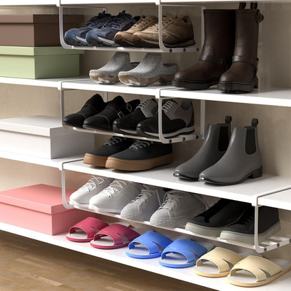 1 Closet 16.5-31.5 Inch CroBlissful Pcs Expandable Shoe Rack Organizer for Adjustable Retractable Hanging Cabinet Shoe