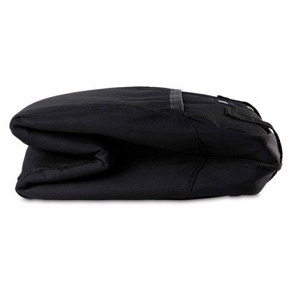 PackIt(R) Freezable Hampton Lunch Bag, Black, Built with EcoFreeze(R) Technology, Collapsible, Reusable, Zip Closure with Front Pocket and Shoulder Straps, Designed for Fresh Office Lunches
