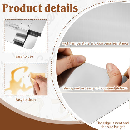 Ferraycle 2 Pack 20-1/2" W x 9" H 304 Stainless Steel Fryer Splash Guard for Stove & Kitchen, Oil Splatter Screen Protection, Heavy Duty Grease Barrier for Frying, Grilling, Easy Clean, Universal Fit